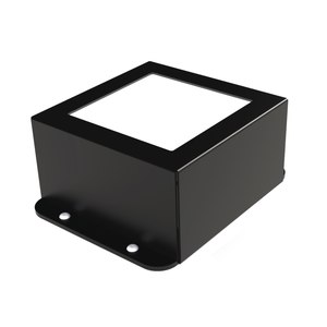 Светодиодный светильник Грильято Домино 75х75 Опал Черный